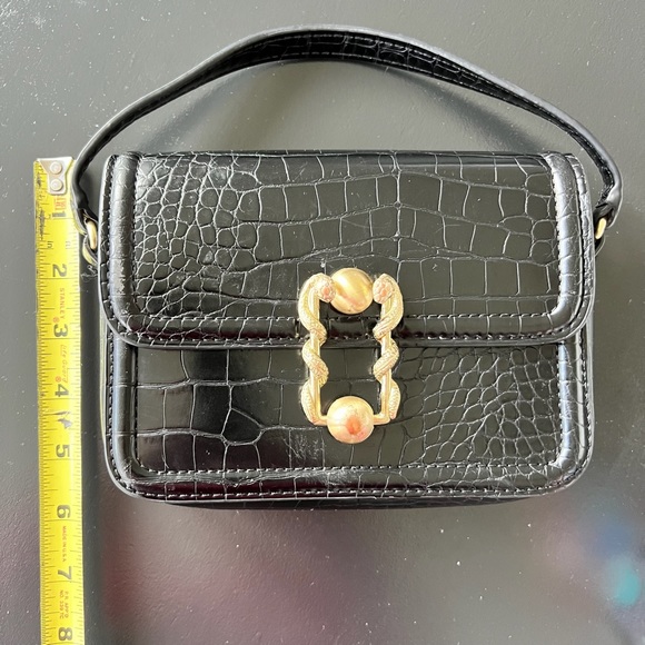 Zara Faux Snake Skin Purse - Picture 4 of 10